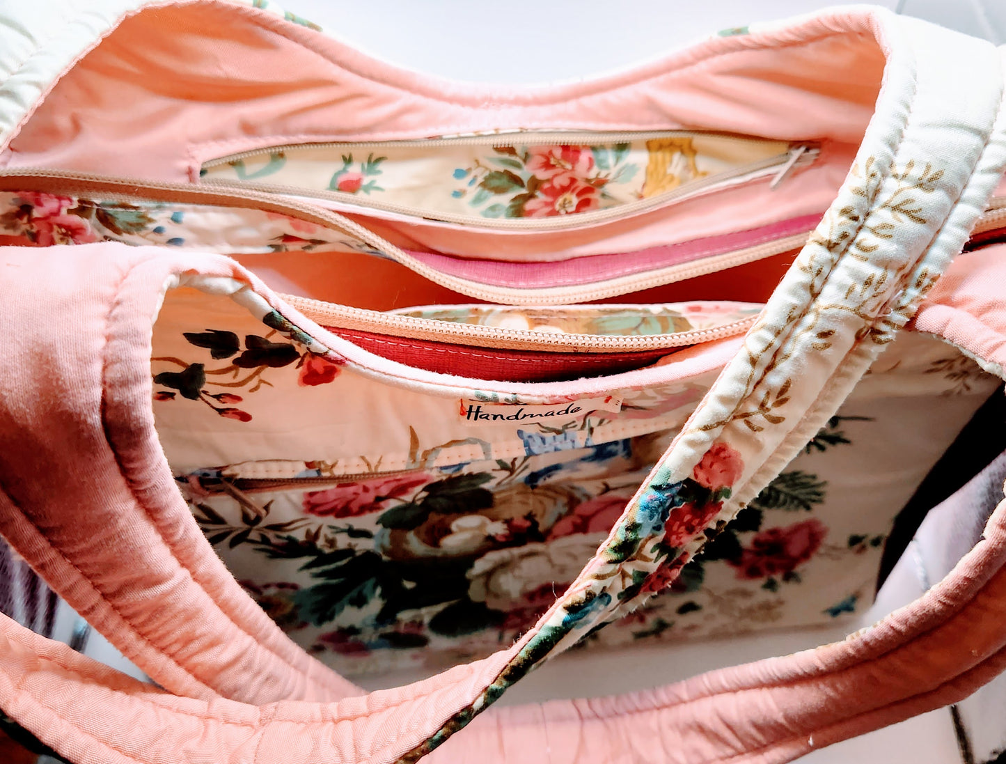 Fancy Floral Chintz Tote