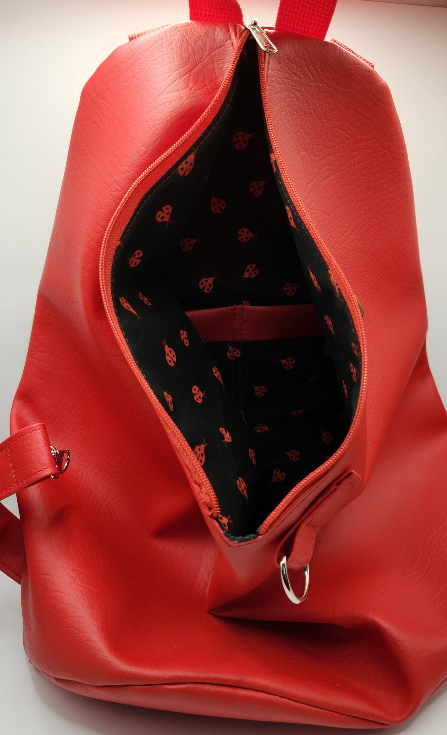Folded Backpack Red