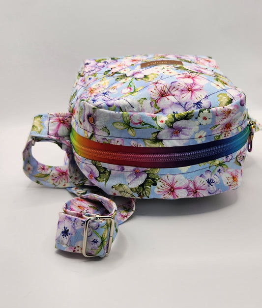 Small Floral Phonebag Backpack Style Crossbody